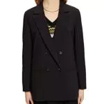 ESPRIT Damen 993EE1G304 Blazer, 001/BLACK, 38
