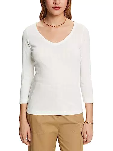 ESPRIT Longsleeve im Pointelle-Design