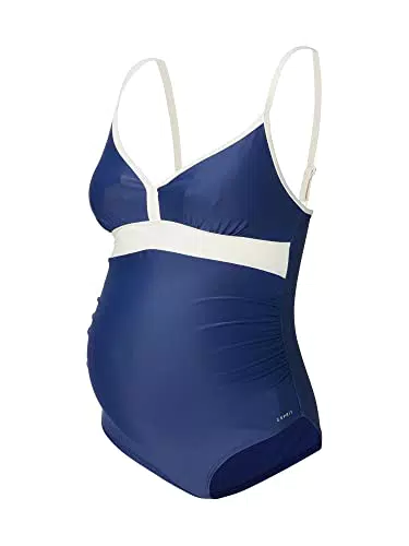 ESPRIT Maternity Damen Swimsuit Badeanzug, Dark Blue - 405