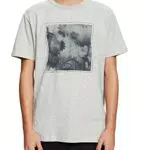 ESPRIT T-Shirt aus Baumwolle-Viskose-Mix mit Print
