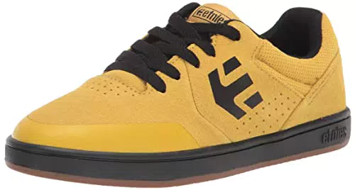 Etnies Kids Marana Skate Shoe, Yellow