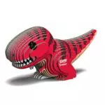 EUGY 650005 Tyrannosaurus, 3D Tier-Puzzle für Kinder und Erwachsene zum Zusammenbauen
