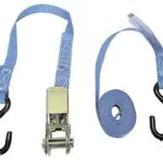 Eurofarm 3762 Zurrgurt zweiteilig 4 m mit Ratsche, m. PVC S-Haken 800 kg