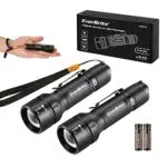 EverBrite Mini LED Taschenlampe 2 Stück superhell Zoombar