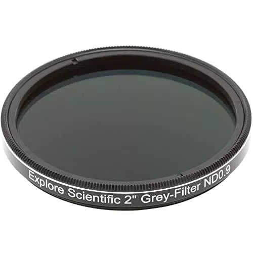 Explore Scientific 2" Graufilter für Teleskope zur Reduzierung der Helligkeit und Kontrasterhöhung