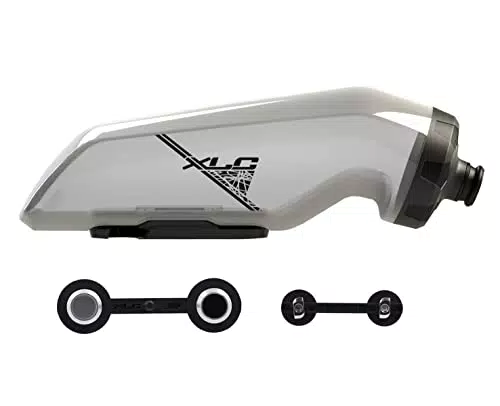 Fahrrad Trinkflasche: Das XLC MRS Set MR-S14 mit Adapter für vorhandene Schiene MY2021 am Rad