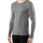 FALKE Herren Baselayer-Shirt Wool-Tech Round Neck M L/S SH Wolle Schnelltrocknend 1 Stück
