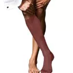 FALKE Herren Kniestrümpfe No. 9, Pure Fil d´Écosse Baumwolle