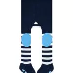 FALKE Unisex Baby Crawler Boy Strumpfhose Baumwolle Blau Babystrumpfhose dick mit Muster bunt gestreift mit Ringel 1 Stück