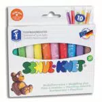 Feuchtmann 628.0102 - SCHUL-KNET Knete Basic, 10 bunte Stangen