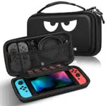 Fintie Tasche für Nintendo Switch/Switch OLED Modell - Tragetasche Aufbewahrungstasche Hülle Case mit 10 Spielkartenhaltern und Haltegurt für Nintendo Switch Konsole und Zubehör