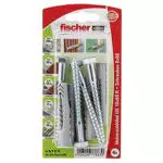 Fischer 77863 Universaldübel UX 10X60 R S K + Schrauben