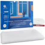 Fliegengitter Fenster: 150x130cm Netz Insektenschutz Fenster Weiß Mückennetz Fenster mit Klettband Fliegennetz Fenster LIVAIA Mückenschutz