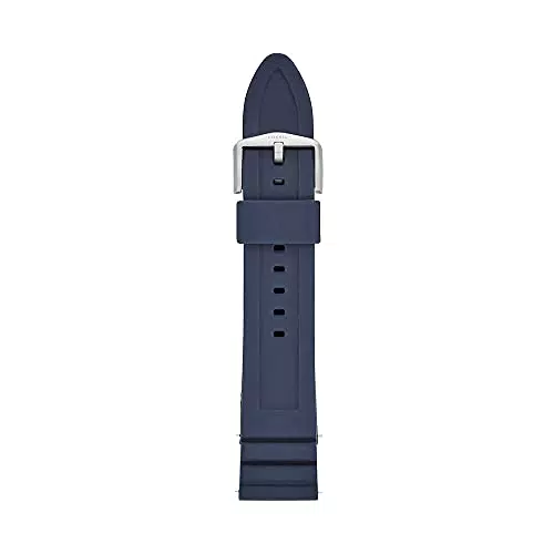 Fossil Armband für Herren 22mm Anstoßbreite, Silikonarmband