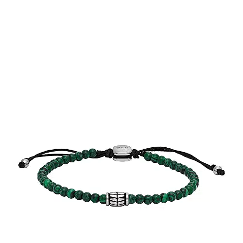 Fossil Armband Für Männer, Länge: 250mm, Breite: 4mm Silbernes Edelstahlarmband