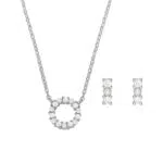 Fossil Set Für Frauen Sterling Silber, Länge: 406mm+50mm