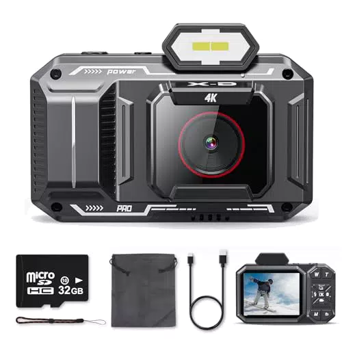 Fotoapparat Digitalkamera Kompaktkamera mit 32GB Karte
