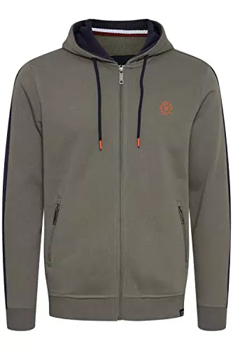 FQ1924 FQFenro Herren Sweatjacke Kapuzenjacke Hoodie mit Kapuze