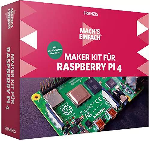 FRANZIS 67112 - Mach's einfach, Maker Kit für Raspberry Pi 4