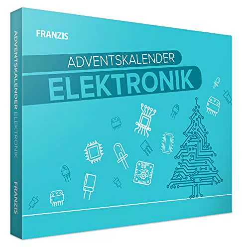 FRANZIS 67400 - Elektronik Adventskalender, 24 spannende Experimente rund um Elektronik