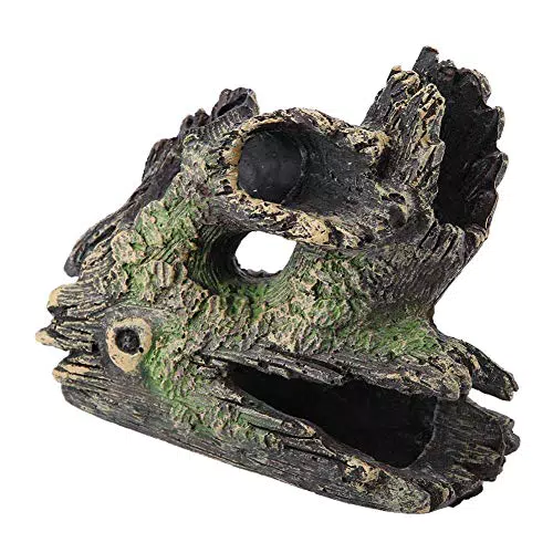 FTVOGUE Aquarium Treibholz Künstliche Holz Baum Stamm Wurzel Garnelen Laichen Boden Cave Vivarium Dekoration