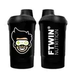 FTWIN SHAKER, Für GAMER und E-SPORTLER, 600 ml mit Messskalierung und Sieb