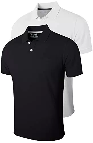 Full TIME SPORTS-701 2 Packs Premium Herren Kurzarm Polo Shirt
