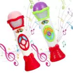 FunsLane 2pcs Kindermikrofon Karaoke Musik Spielzeug