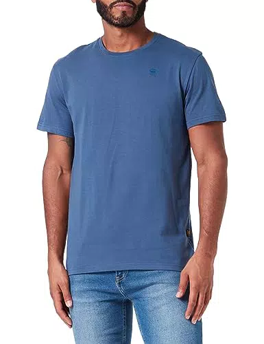 G-STAR RAW Herren Base-S T-Shirt, Blau