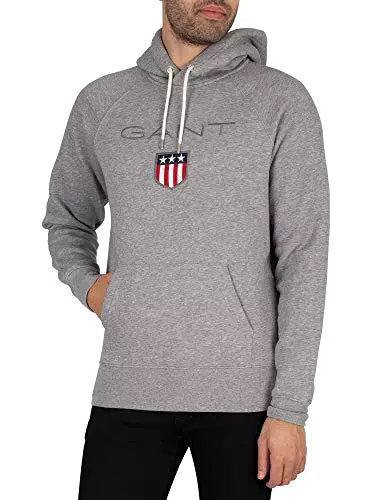 GANT Herren Gant Shield Sweat Hoodie Kapuzenpullover