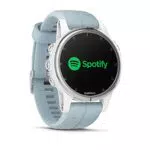 Garmin fenix 5S Plus Hellblau Multisport-Smartwatch Europakarte