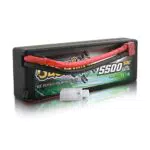 Gens Ace 2S LiPo Akku 7.4V 50C 5500mAh mit Deans T Steck Bashing Batterie für RC Auto
