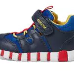 Geox B IUPIDOO Boy First Walker Shoe, Navy/ROYAL