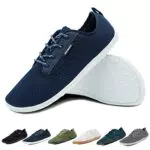 Geweo Barfußschuhe Damen Herren Traillaufschuhe Leicht Training Fitnessschuhe Sport Barfuss Schuhe Sneaker Indoor Outdoor rutschfest Barfussschuhe