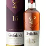 Glenfiddich 15 Jahre Single Malt Scotch Whisky Solera mit Geschenkverpackung