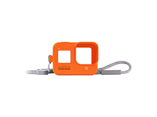GoPro Hülle + Trageband für HERO8 Black - Hyper Orange