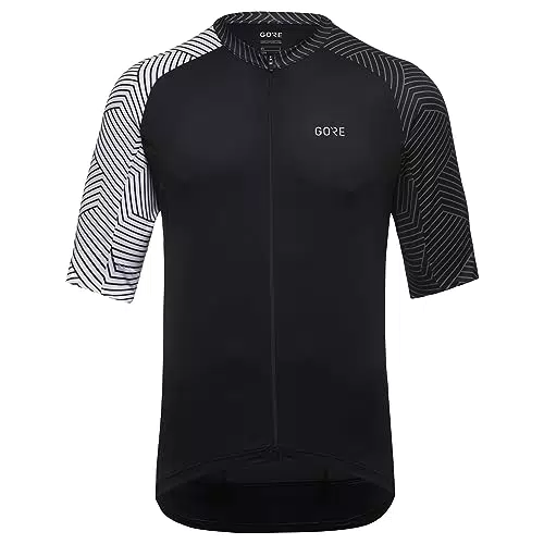 GORE Wear C5 Herren-Kurzarmtrikot Schwarz / Weiß
