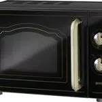 Gorenje MO 4250 CLB Stand-Mikrowelle mit Grillfunktion / 700 W / Garraum 20 L / matt-schwarz / Classico Collection