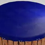 GRASEKAMP Qualität seit 1972 Abdeckplane für Pool rund 460cm Royalblau Planenmaß 520cm Sommer Winter