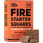 Grillanzünder Feueranzünder 144 STK., für BBQ-Grill
