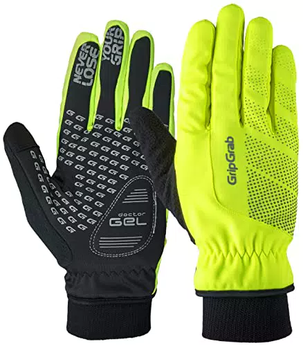 GripGrab Ride Winter Fahrradhandschuhe Winddichte Gefütterte Gepolsterte rutschfeste Warme Thermo Radsporthandschuhe