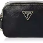 GUESS Damen Noelle Crossbody Camera Tasche, Schwarz