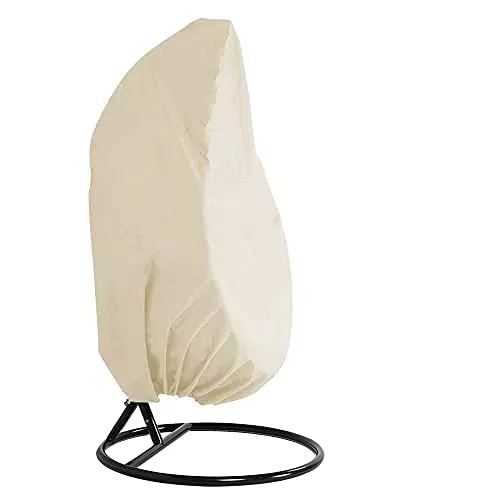 Hängesessel Schutzhülle, 190x115cm 210D gewebtem Polyester Material Hanging Chair Cover Schwebesessel Abdeckung Wasserdicht Wetterfest Sonnenschutz für Schutz des Hängesessels Schaukelstuhls