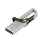 Hama 32GB USB-Stick USB2.0 Datenstick mit Karabiner grün