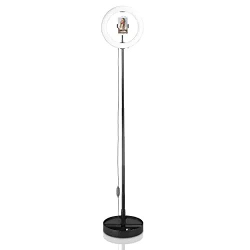 Hama LED-Ringlicht mit Stativ und Handy-Halterung schwarz