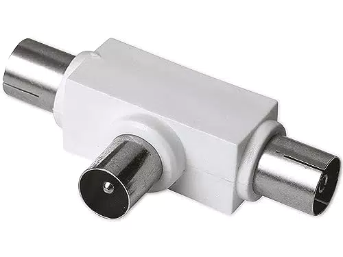 Hama Radio-Verteiler Koax-Stecker - 2 Koax-Kupplungen