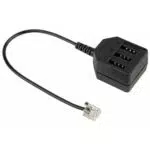 Hama TAE-Verteiler, Modular-Stecker 6p4c - 3 TAE-NFF-Kupplungen