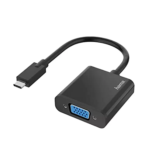 Hama USB C auf VGA Adapter, Full HD 1080p