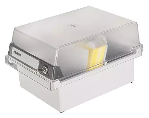 HAN Karteikasten abschließbar SPECIAL EDITION, DIN A6 quer für 800 Karteikarten inkl. 1 Stützplatte