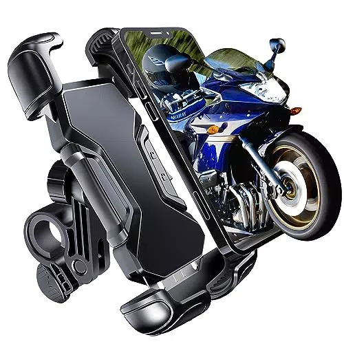 Handyhalterung Fahrrad, Handyhalterung Motorrad, Universal 360° Fahrrad Halter für Alle Smartphone